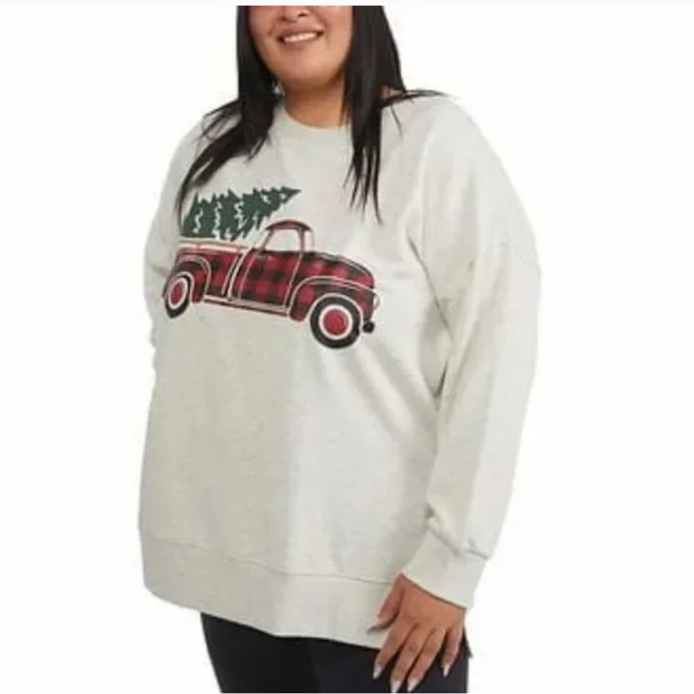 NWT Ellen Tracy Ladies' Holiday Sweatshirt - Picture 6 of 7